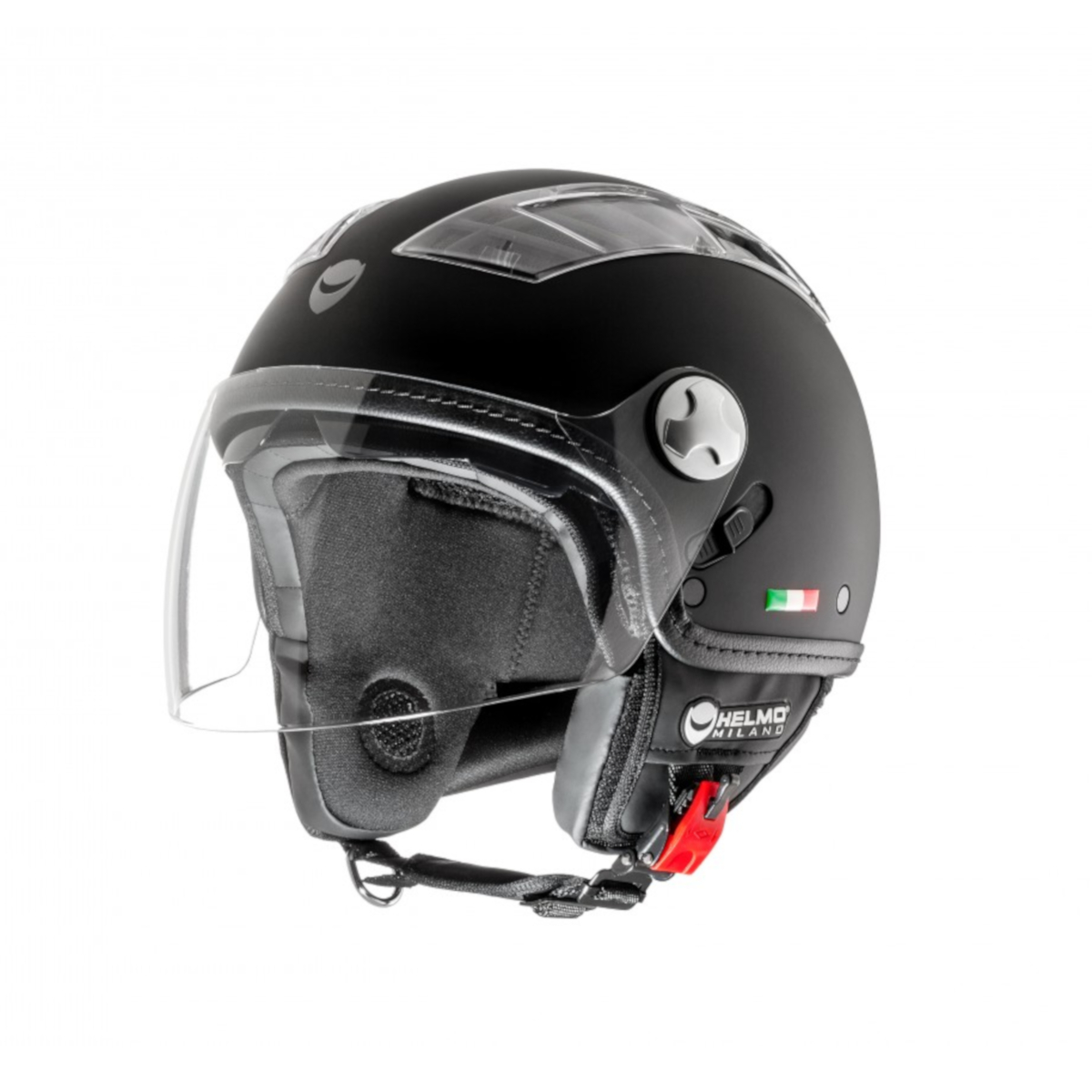 Helmo Milano Demi Jet, Turbine, black matt