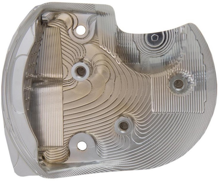 Air intake vario cover for Vespa GTS/GTS Super/GTV/GT, chrome