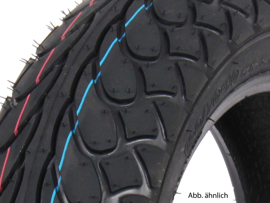 Mitas tire 120/70-10, 54L, TL, reinforced, MC22, rear