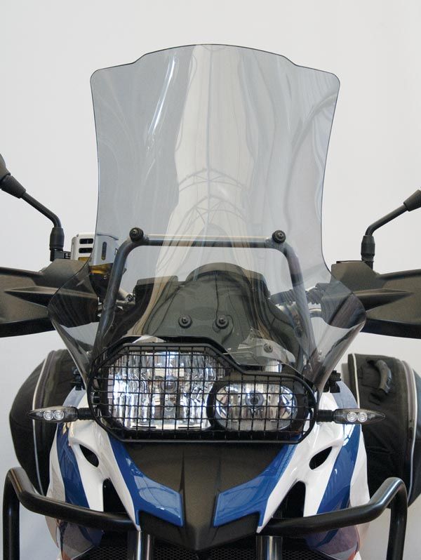 High windshield ADV type for BMW F 700 GS (12-18), light smoke