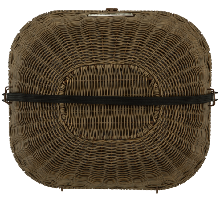 Luggage basket Classic for Vespa, dark brown