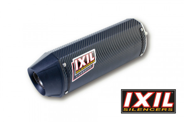 IXIL stainless steel rear silencer HEXOVAL XTREM for Suzuki GSF 650 (My.07-15) / GSX 650 F (My.08-15)