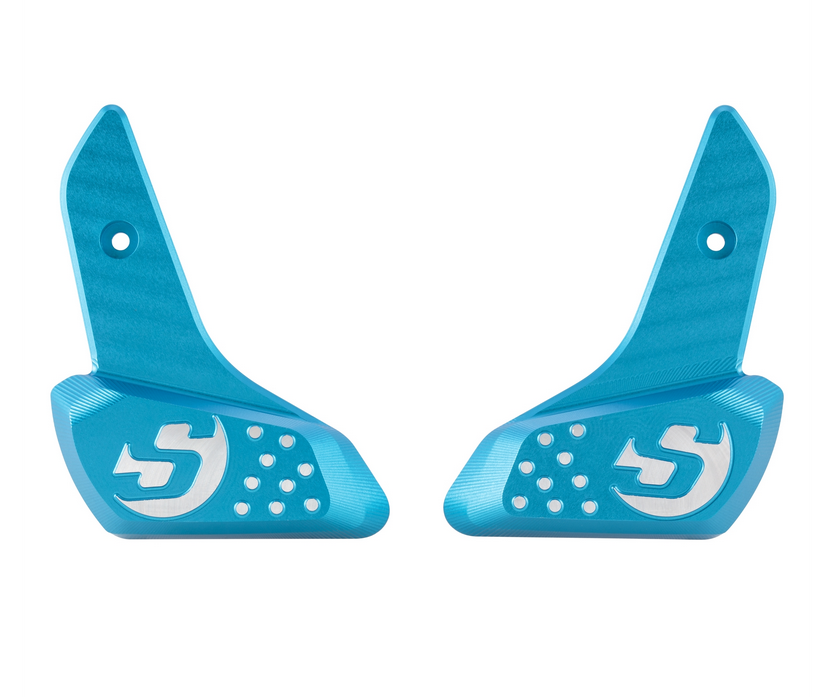 Footrests right and left for Vespa Primavera /Sprint 50-150cc 2T/4T AC, blue matt