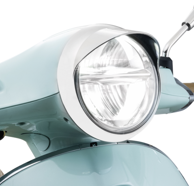 Lamp ring for Vespa Primavera 50-125cc 2T/4T, chrome