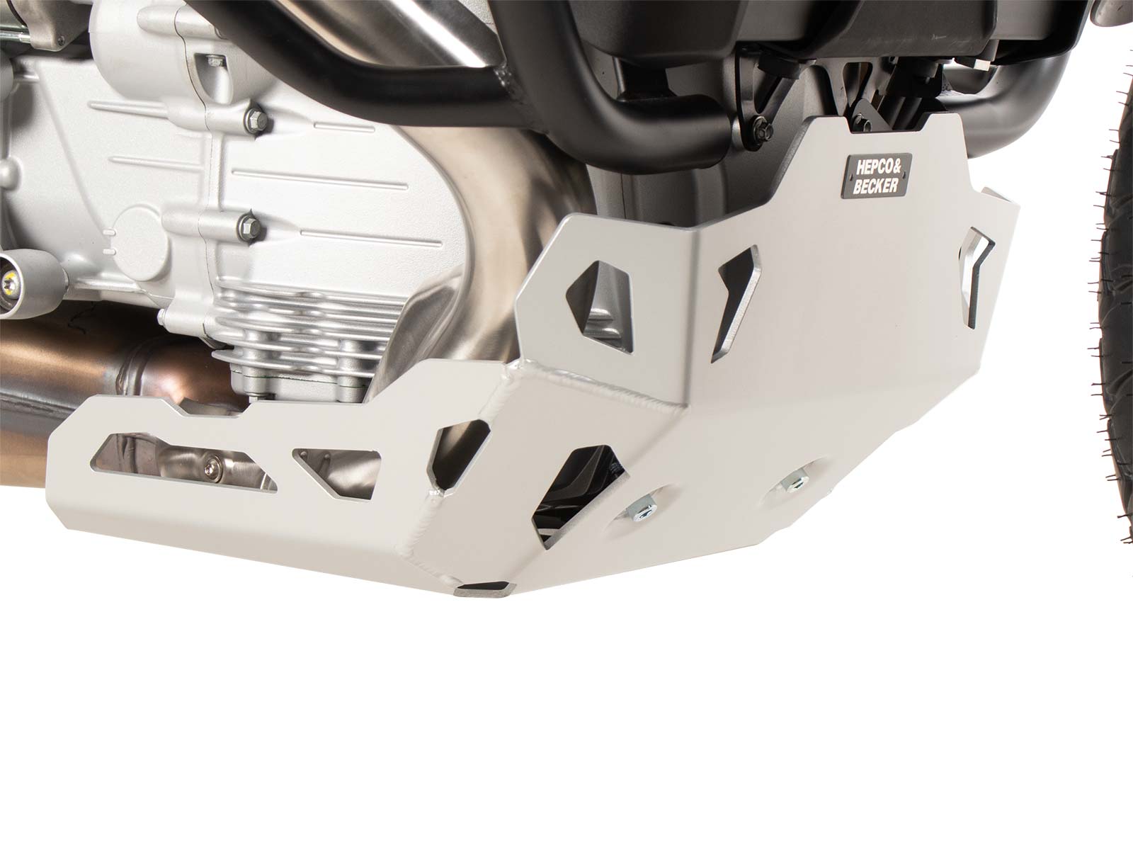 Engine protection plate aluminum for Moto Guzzi Stelvio (24-) Hepco & Becker