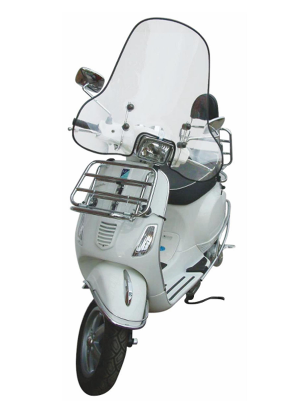 Front bumper fender for Vespa LX/LXV 50-150cc, chrome