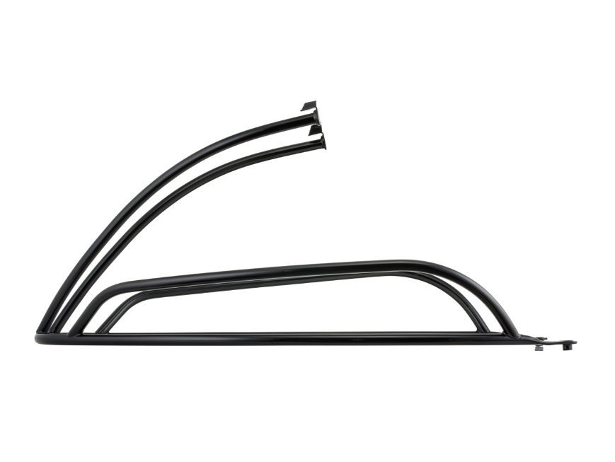 Crash bar side cover for Vespa Primavera/Sprint/Elettrica 50-150ccm, black glossy