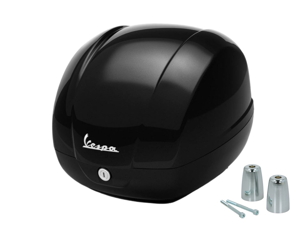 Genuine 36L Black Top Case 98/A for Vespa GTS 125/310 and GTV 310