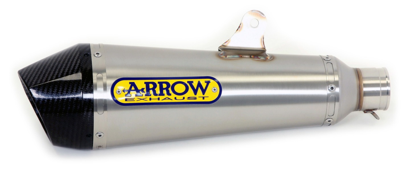ARROW Auspuff X-KONE für Honda MSX125 Modelljahr 2016-2019, Edelstahl (Nur mit ARROW Krümmer)