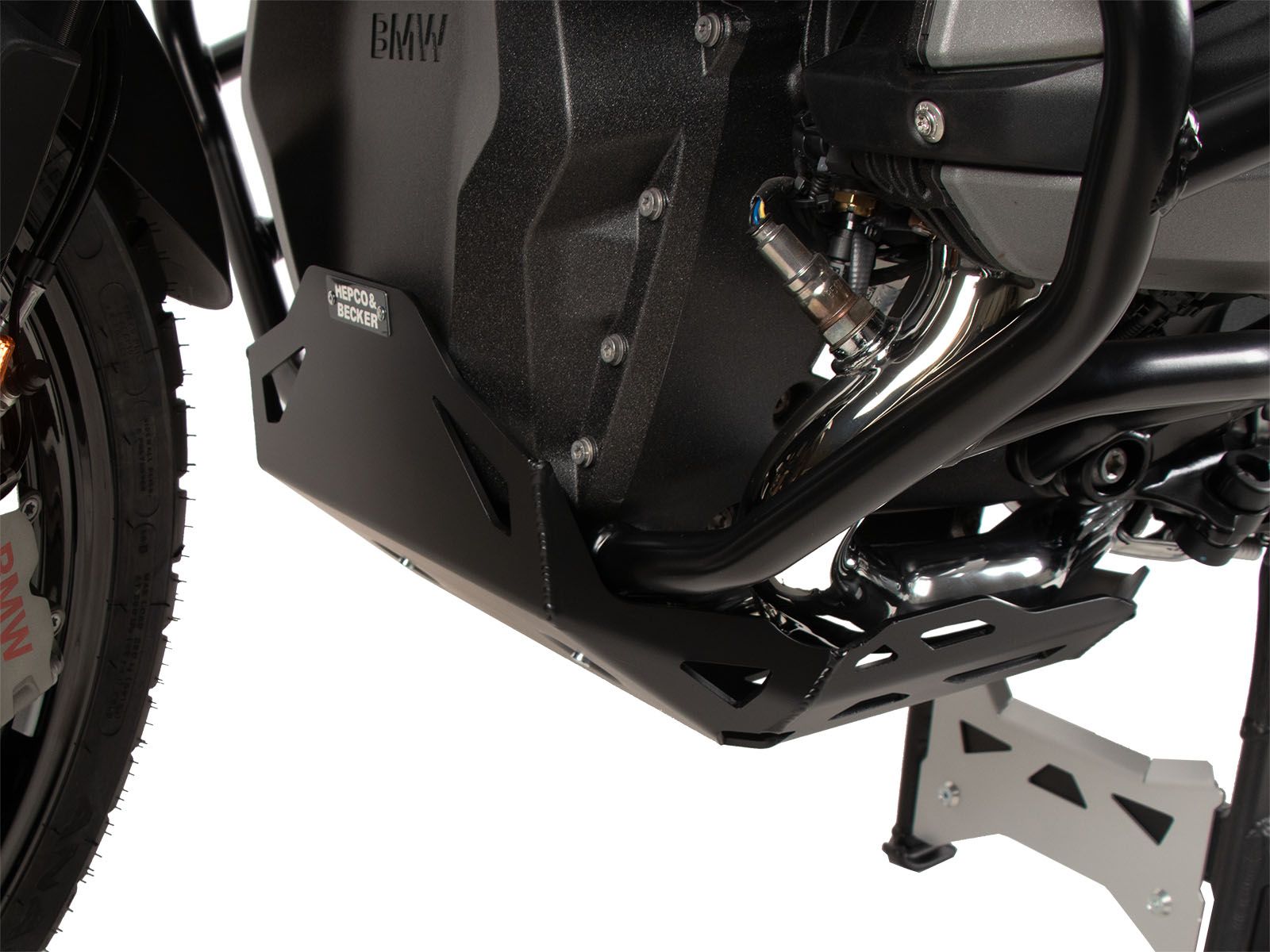 Engine protection plate black for BMW R 1300 GS (23-) Hepco & Becker