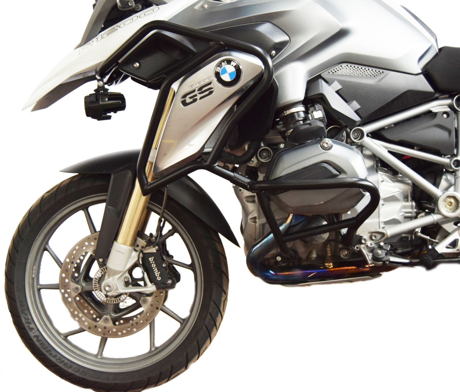 Top crash bar for BMW R 1200 GS LC (13-16), pair, black