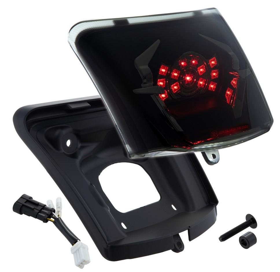 Taillight MK II LED for Vespa GTS/GTS Super/GTV 125-300cc HPE ('18-), tinted