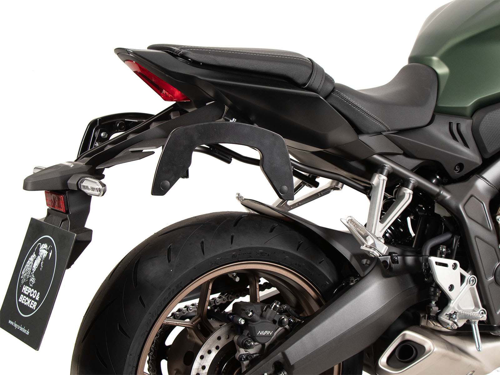 C-Bow side carrier black for Honda CB 650 R / E-Clutch (24-) Hepco & Becker