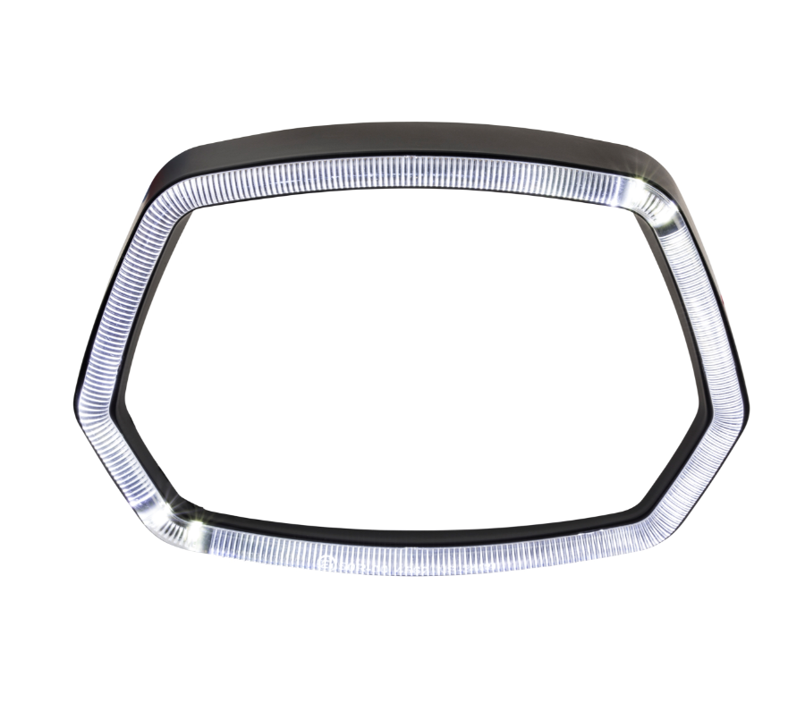 Lamp ring LED light ring for Vespa Sprint 50cc 2T/4T, black matt