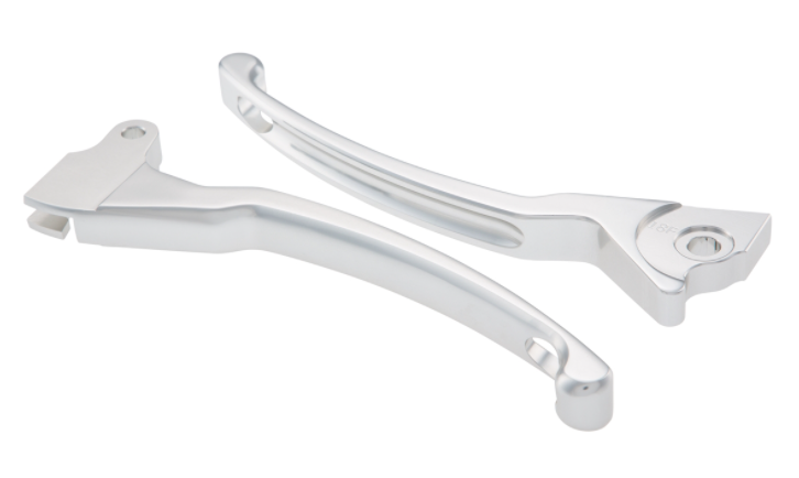 Sport lever set brake left/right for Vespa LX/LXV/S/Primavera/Sprint 50-150ccm, silver
