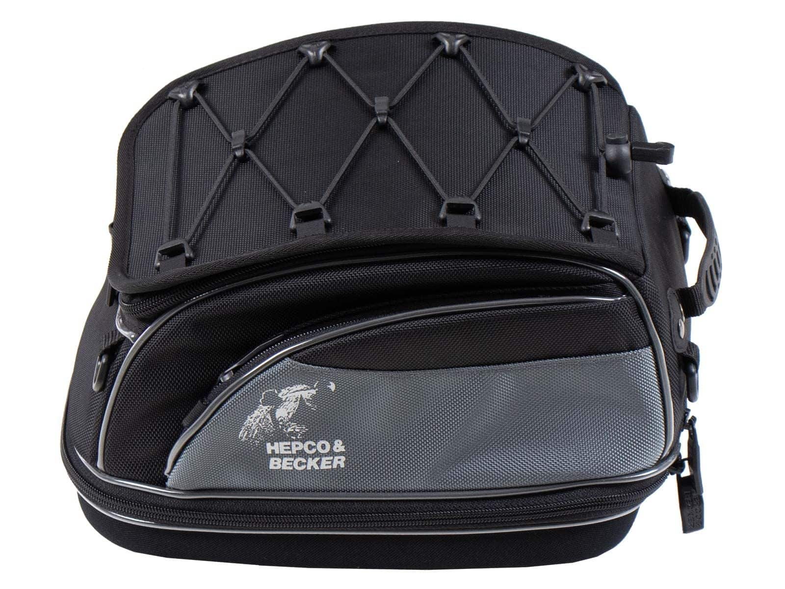 Rear bag Street black, universal belt attachment, Hepco & Becker