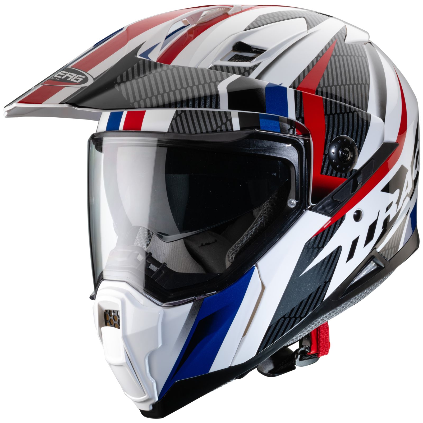 Caberg Helmet Xtrace Savana, white / red-blue