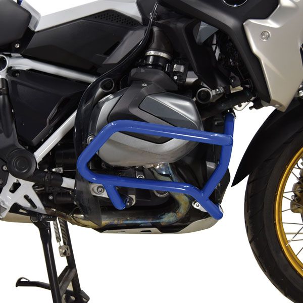 Lower crash bar for BMW R 1250 GS, steel, blue