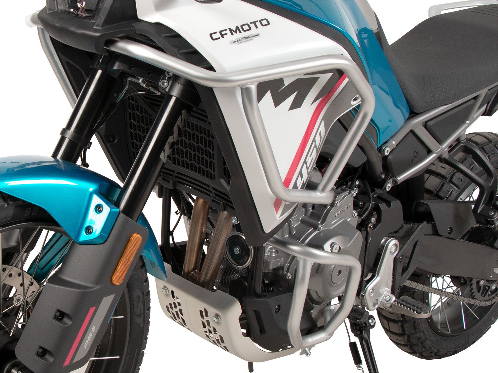 Engine guard silver for CFMoto 450 MT (24-) Hepco & Becker