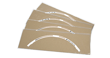 Rim decor sticker set gold for Honda Forza125/350 original