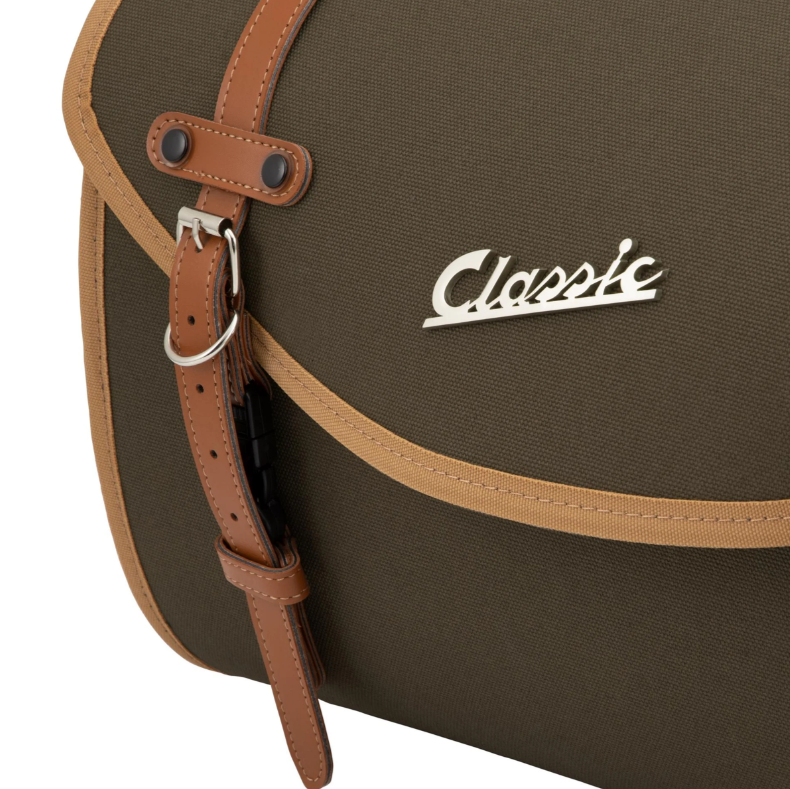 Bag "Classic" large for Vespa, canvas, olive