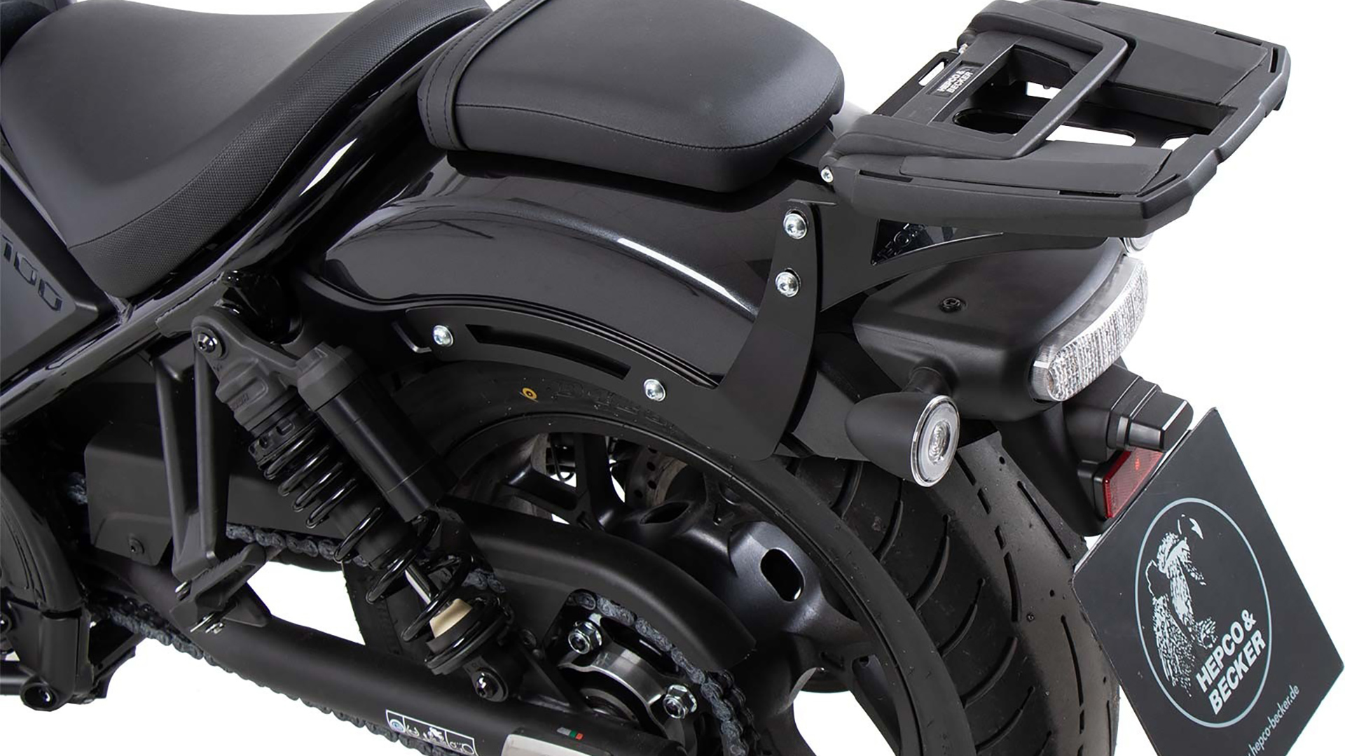 Easyrack top case carrier black for Honda CMX 1100 Rebel /DCT (21-24) Hepco & Becker