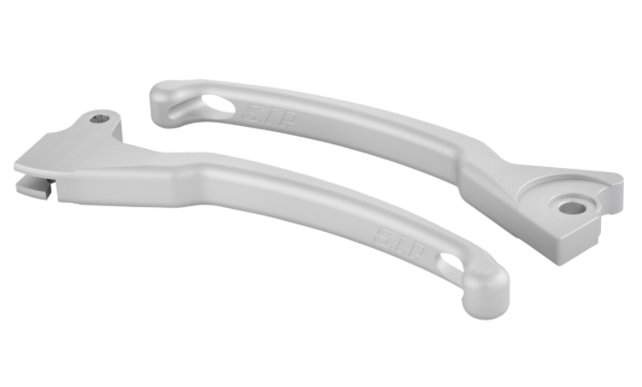 Sport lever set brake left/right for Vespa LX/LXV/S/Primavera/Sprint 50-150ccm, silver dull