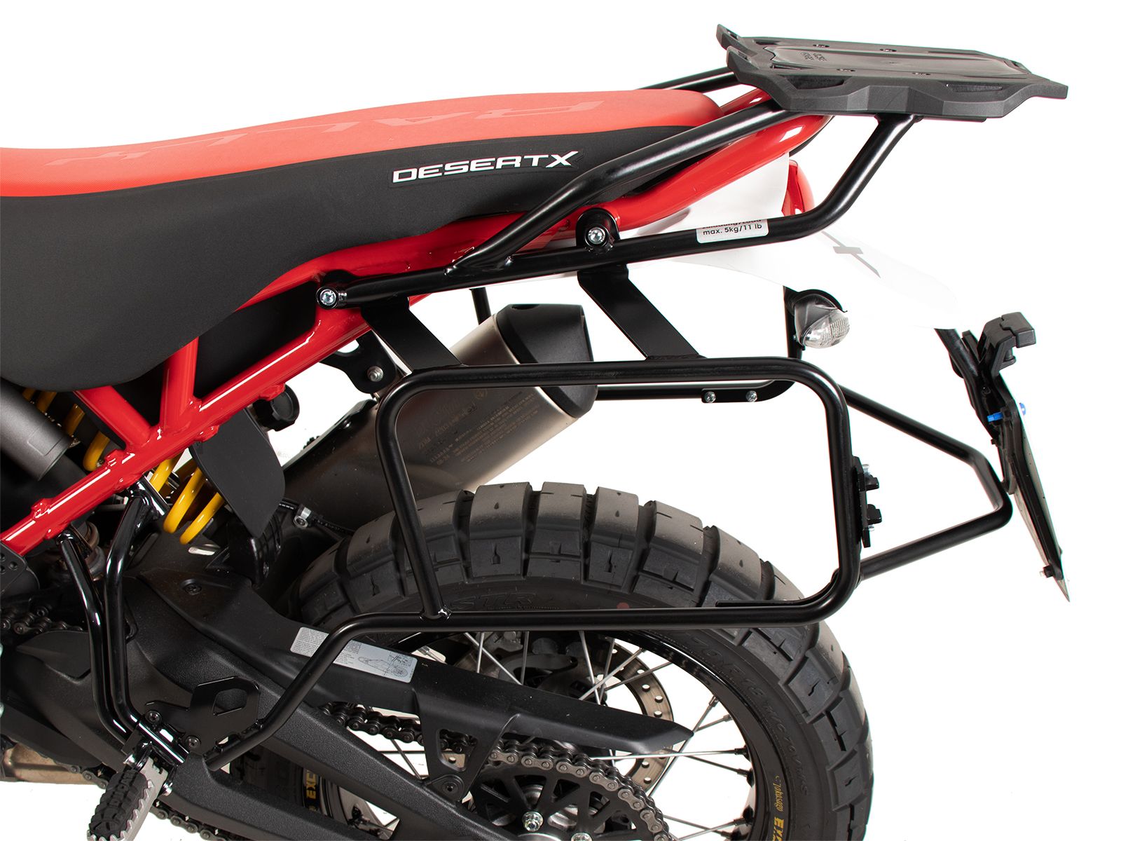 Smartrack rear carrier black for Ducati DesertX Rally (24-) Hepco & Becker