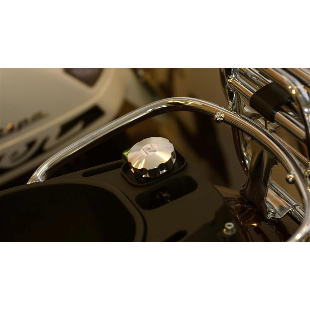 Fuel cap silver, Zelioni for Vespa