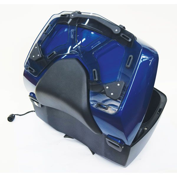 Luggage rack for top case BMW K 1600 GT /R 1250 RT /R 1200 RT, PMMA, light smoke