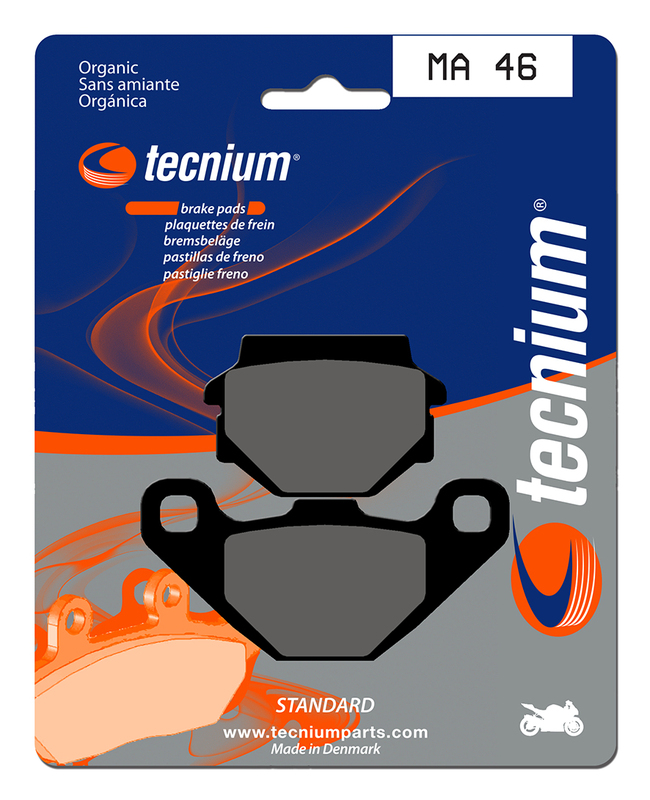 Tecnium Street Organic Brake Pads - MA46