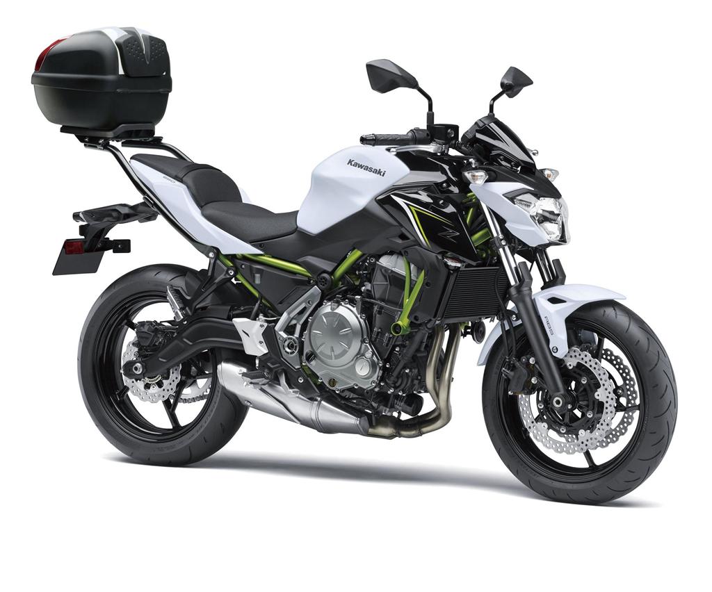 Topcase (30L) Incl. carrier plate for Kawasaki Ninja 650 / Z 650/S / Versys-X 300 Original