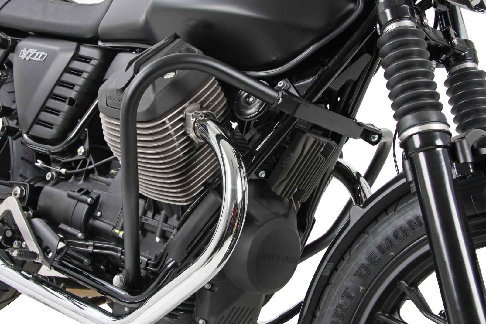 Engine guard black for V 7 II (Bj.15-) Hepco & Becker