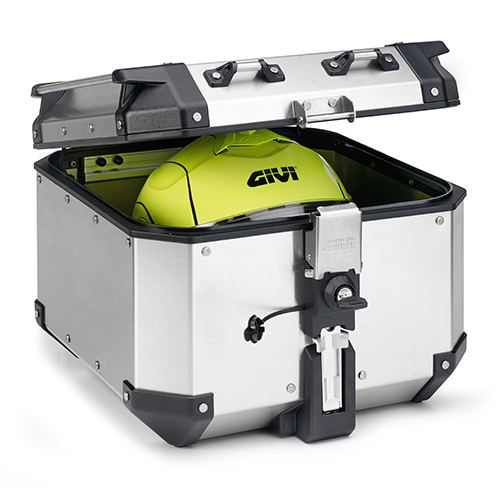 Trekker Outback 42 liter MONOKEY top case aluminum Givi