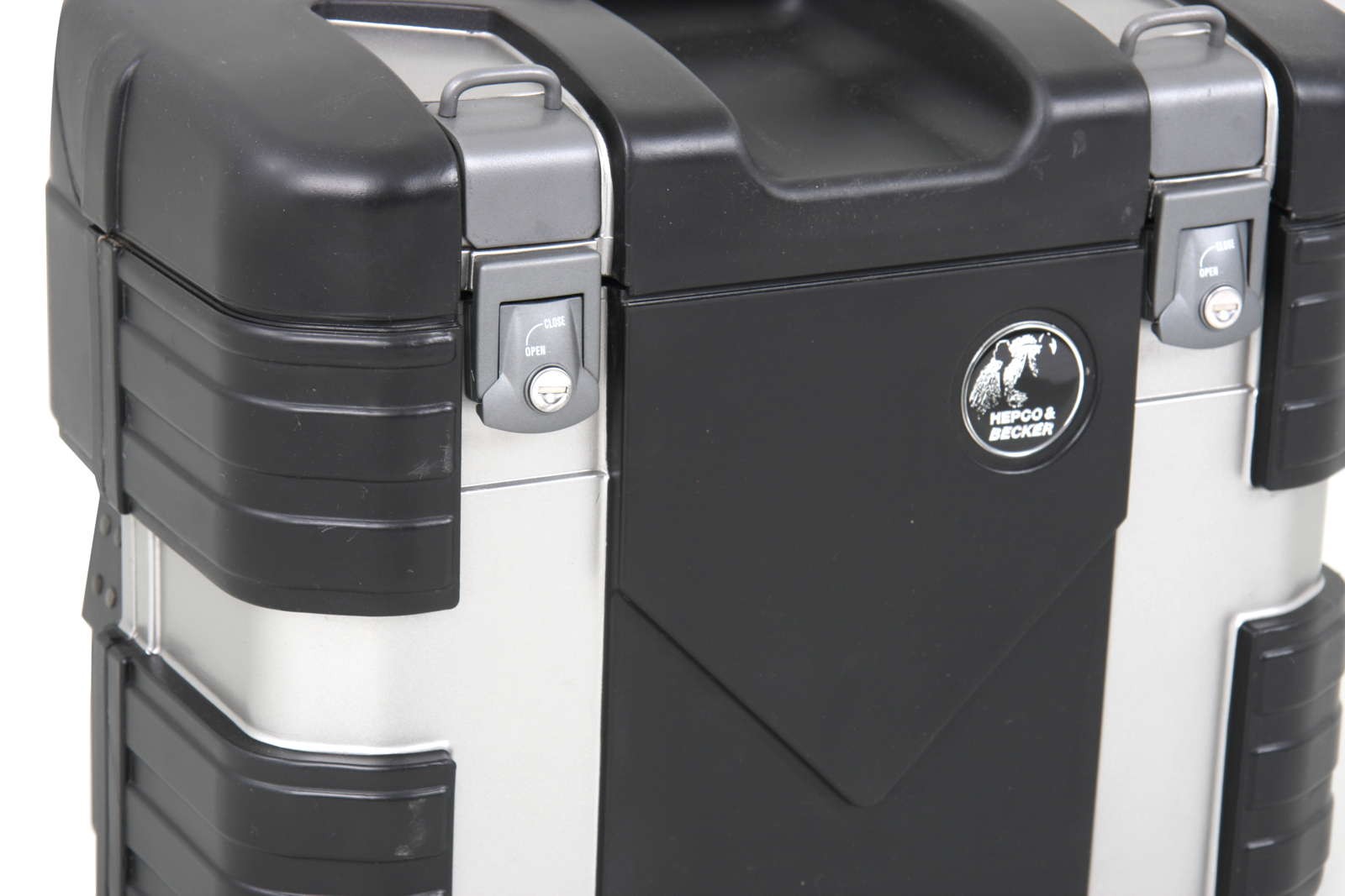 Gobi side case set Black Edition incl. luggage hooks Hepco & Becker