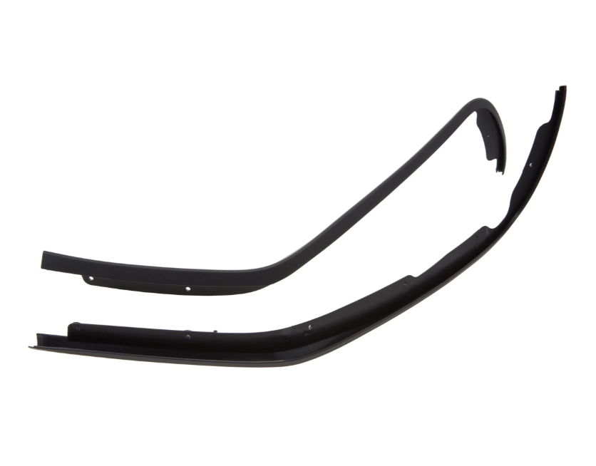 Mono slot tube leg shield & kick plate for Elettrica/Primavera/Sprint 50-150cc, black shine