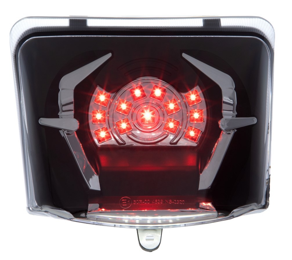 Taillight MK II LED for Vespa GTS/GTS Super/GTV 125-300cc HPE ('18-), clear