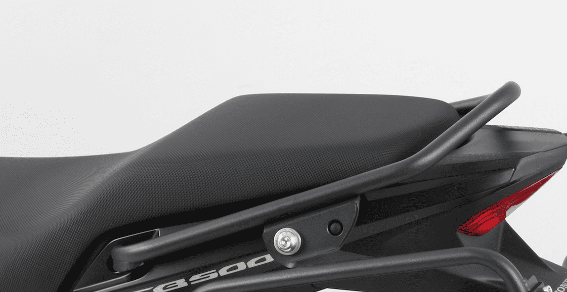 Passenger grab handle anthracite for Honda CB 500 X (13-16) Hepco & Becker