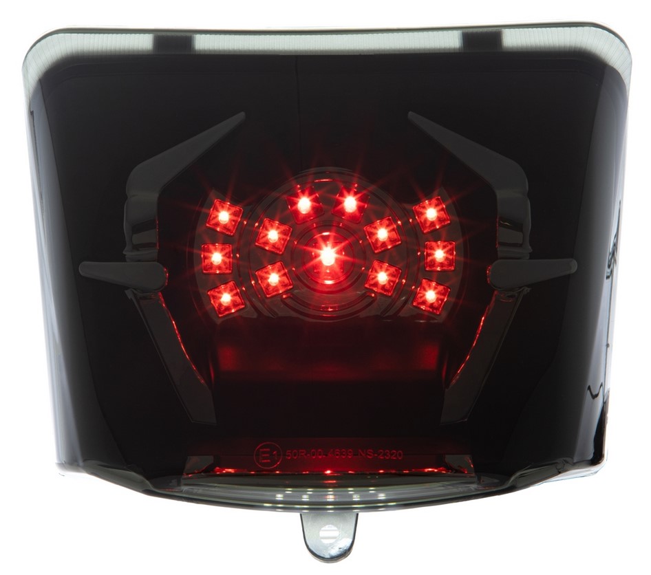 Taillight MK II LED for Vespa GTS/GTS Super/GTV 125-300cc HPE ('18-), tinted