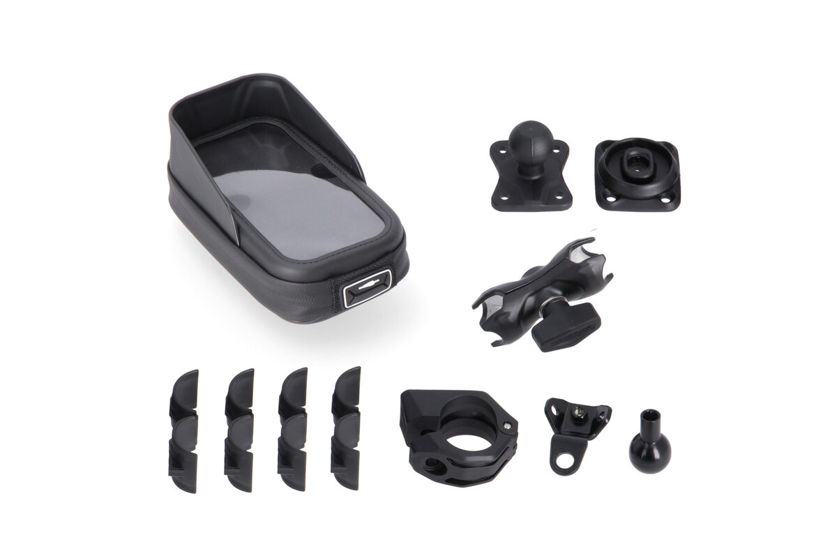 SW-Motech Navi mount Kit T-Lock with Phone Case for Ducati Diavel 1260 - SW Motech