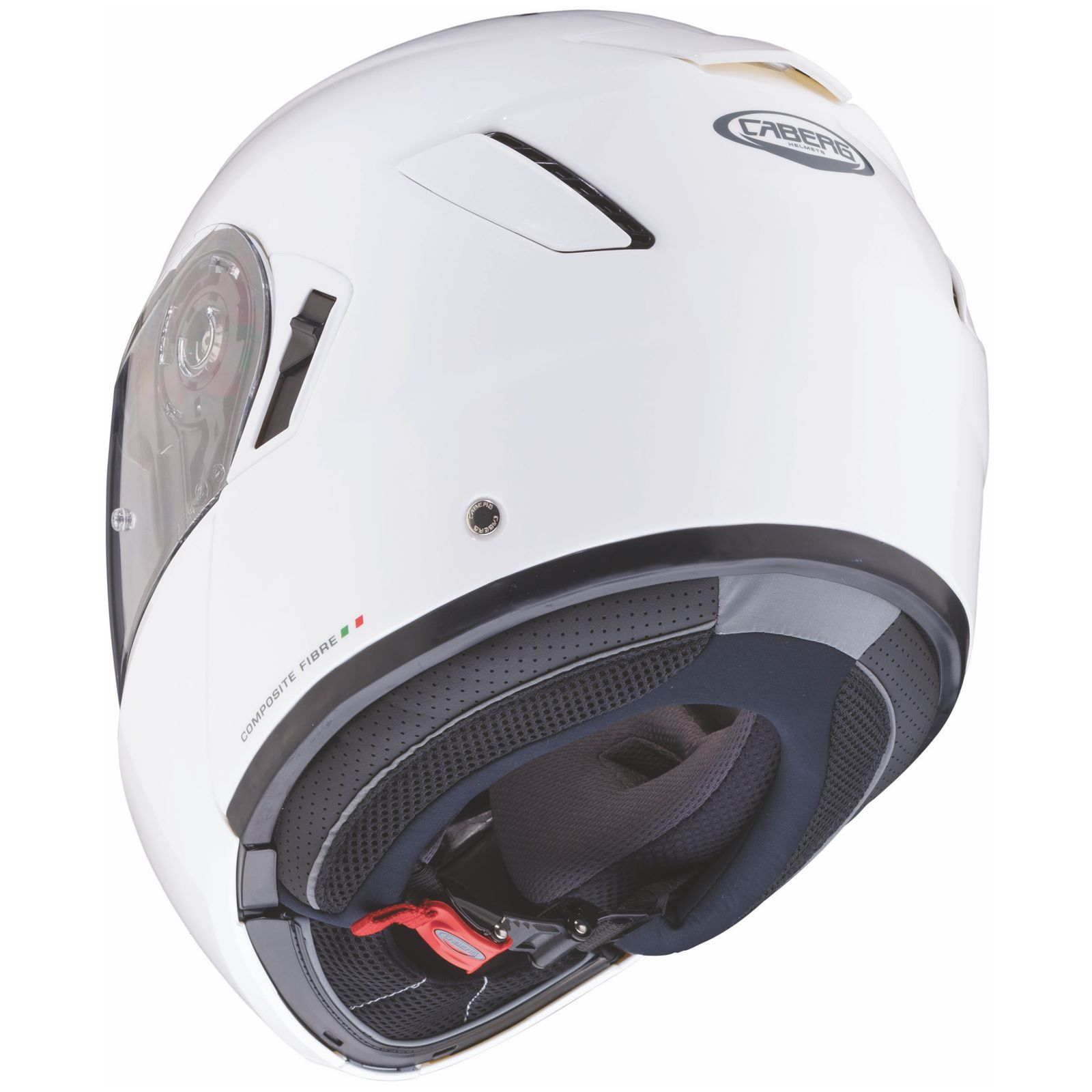 Caberg helmet Levo, white metallic