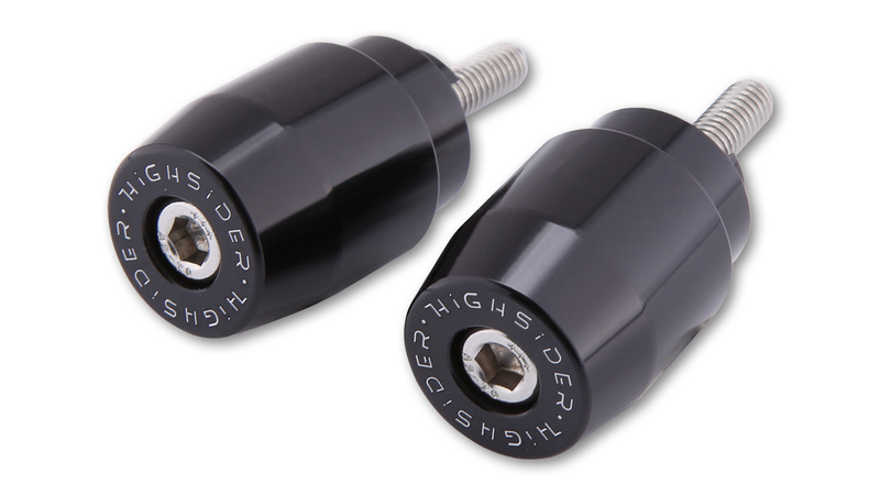 HIGHSIDER pro handlebar weights black M6 Honda (pair)