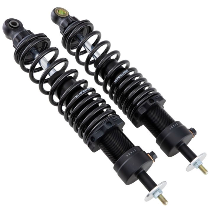Rear shock absorber "Black Edition" for Vespa GTS/GTS Super/GTV/GT 60/GT/GT L, black matt