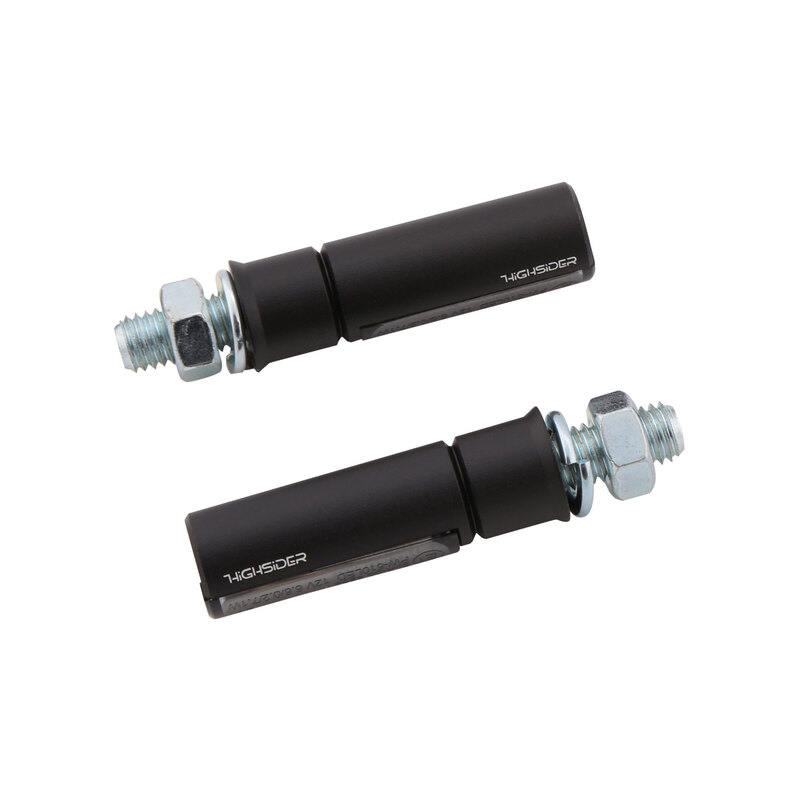 HIGHSIDER Pro Conero-Black-Edition LED 3in1 indicator/rear light combination housing black / lens Ra