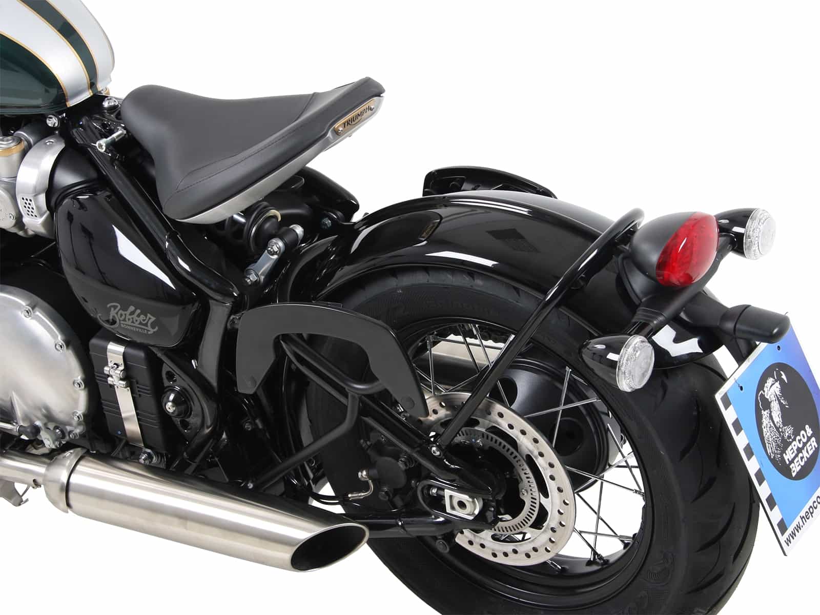 C-Bow bag holder for Triumph Bonneville Bobber (17-) Hepco & Becker