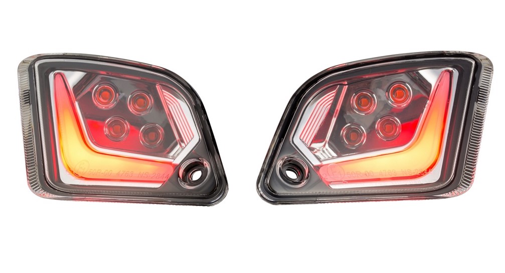 Turn signal kit rear left/right for Vespa GTS/GTS Super/GTV/GT 60/GT/GT L ('03-'13), clear