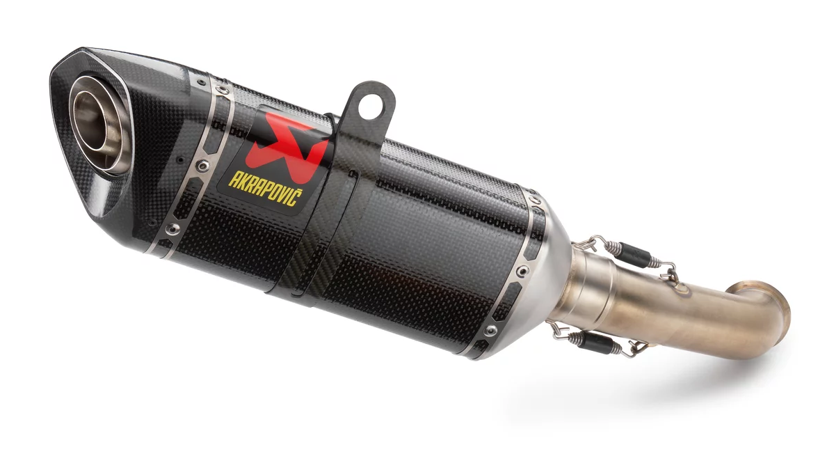 Akrapovic Slip On Exhaust System Carbon for KTM
