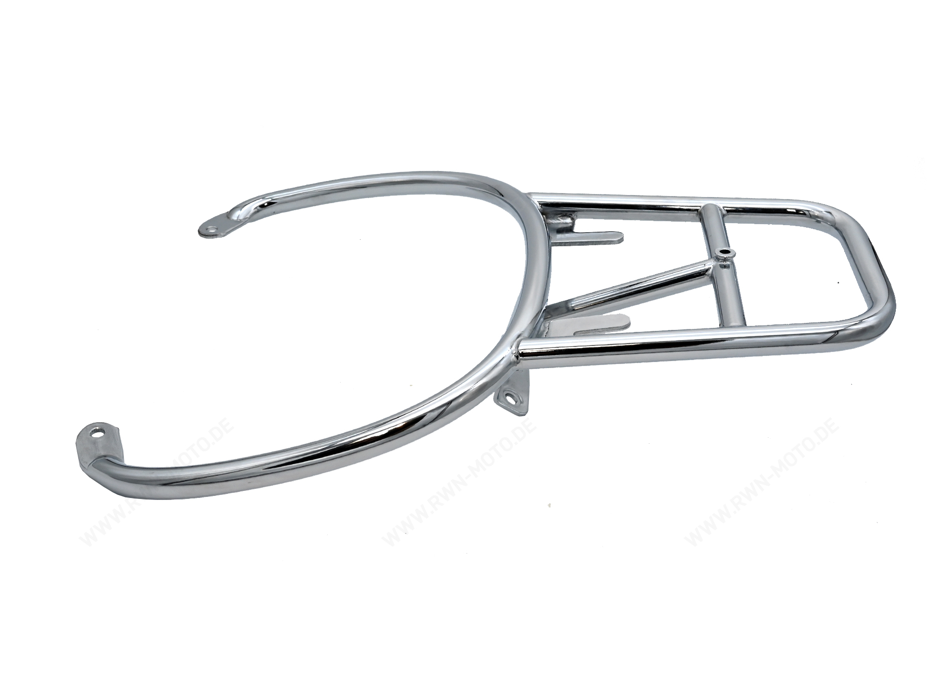 Vespa GTS Rear Luggage Rack, Chrome, for Vespa 32-Liter Top Case