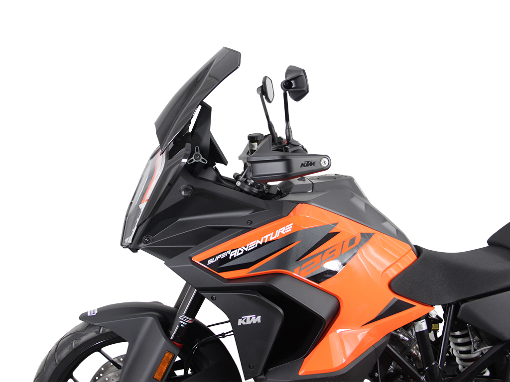 MRA touring screen "TM" black for KTM Superadventure 1290 /S /R 2021-