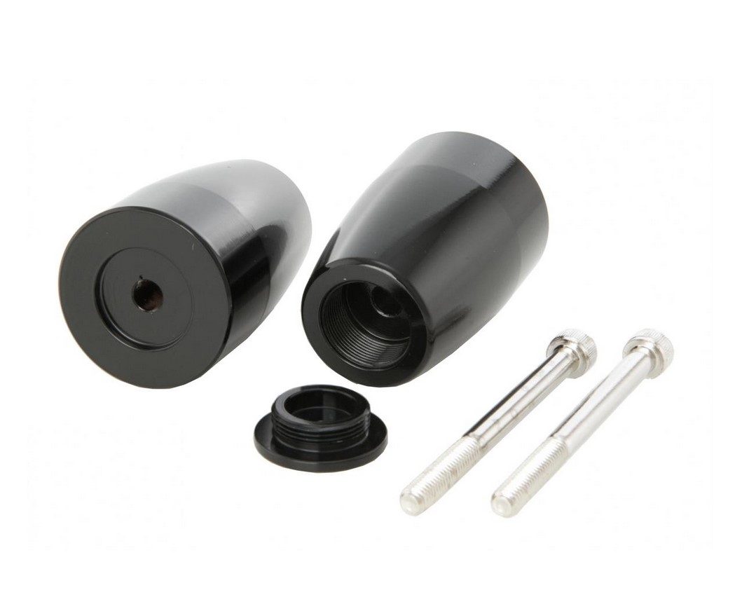 Handlebar end weights ZELIONI for Vespa, pair, black